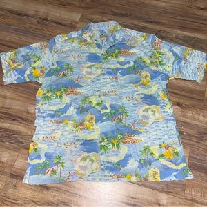 Rare 1980s Polo Ralph Lauren single stitch Hawaiian shirt